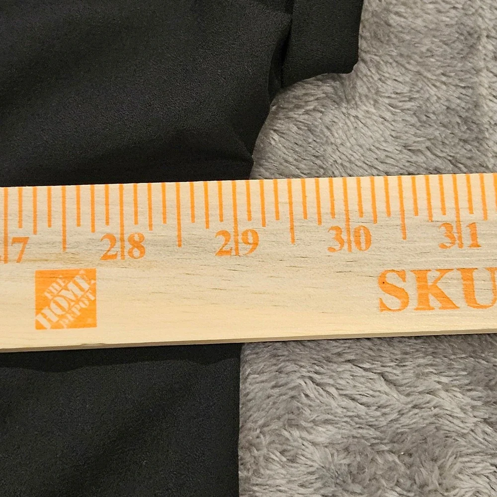 Maurices Womens 3X Black Zip Neck Short Sleeve Blouse High Low Hem Top - Picture 3 of 6